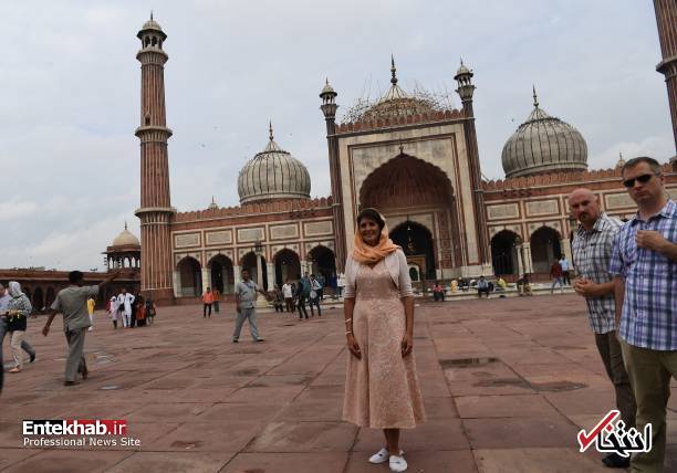 تصاویر : گشت و گذار نیکی هیلی در هند