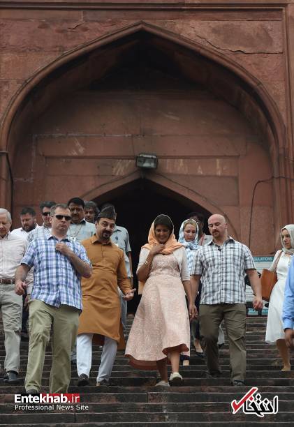 تصاویر : گشت و گذار نیکی هیلی در هند