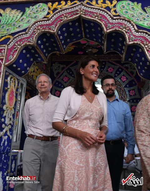 تصاویر : گشت و گذار نیکی هیلی در هند