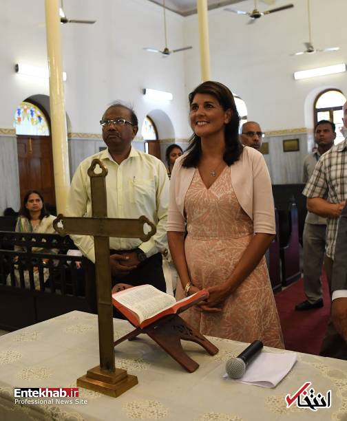 تصاویر : گشت و گذار نیکی هیلی در هند