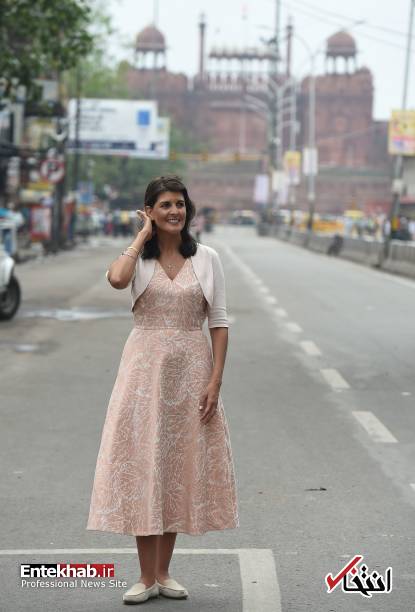 تصاویر : گشت و گذار نیکی هیلی در هند