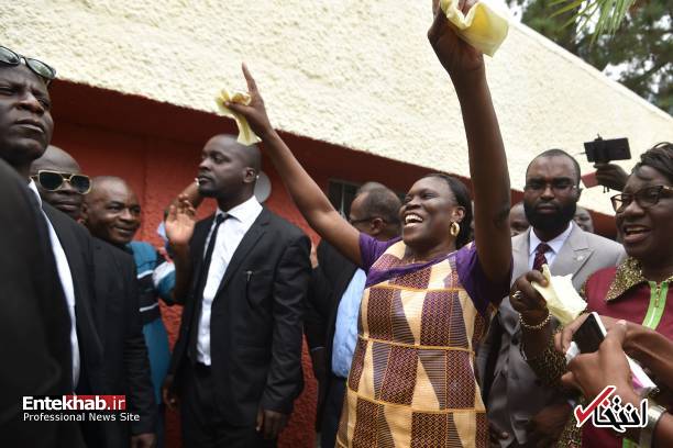 تصاویر : آزادی بانوی اول سابق ساحل عاج از زندان