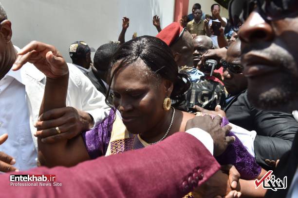 تصاویر : آزادی بانوی اول سابق ساحل عاج از زندان