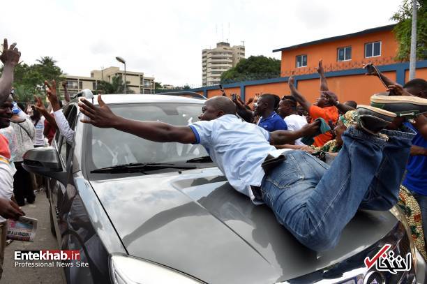 تصاویر : آزادی بانوی اول سابق ساحل عاج از زندان