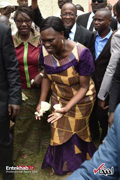 تصاویر : آزادی بانوی اول سابق ساحل عاج از زندان