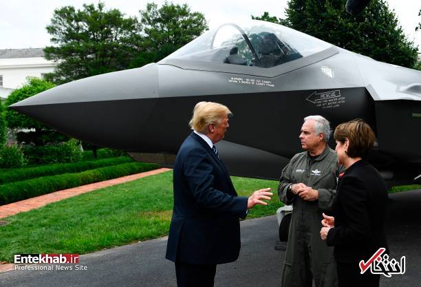 عکس/ ورود یک جنگنده F-35 به کاخ سفید