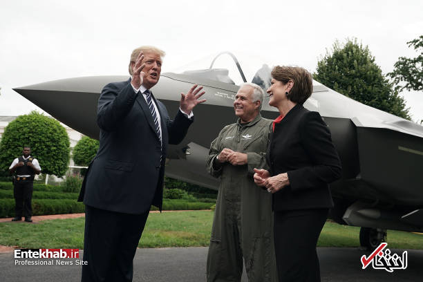 عکس/ ورود یک جنگنده F-35 به کاخ سفید