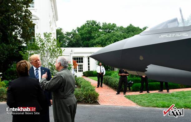 عکس/ ورود یک جنگنده F-35 به کاخ سفید