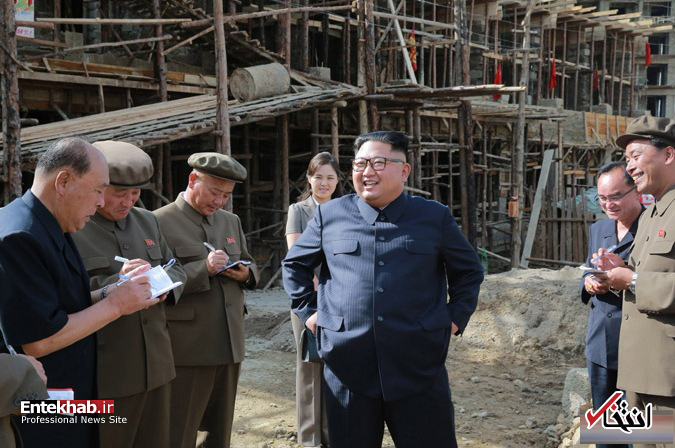 تصاویر : رهبر کره شمالی و همسرش در سرزمین پدری