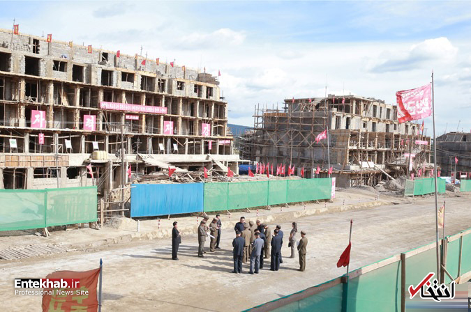 تصاویر : رهبر کره شمالی و همسرش در سرزمین پدری