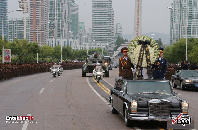 تصاویر : کیم جونگ اون در مراسم تشییع