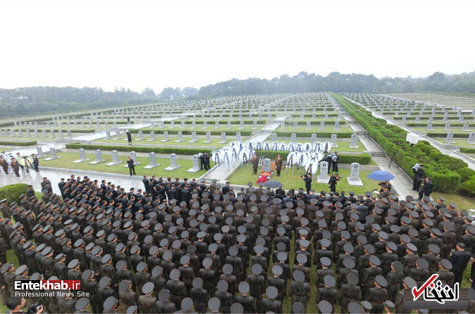 تصاویر : کیم جونگ اون در مراسم تشییع