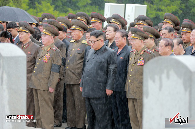 تصاویر : کیم جونگ اون در مراسم تشییع