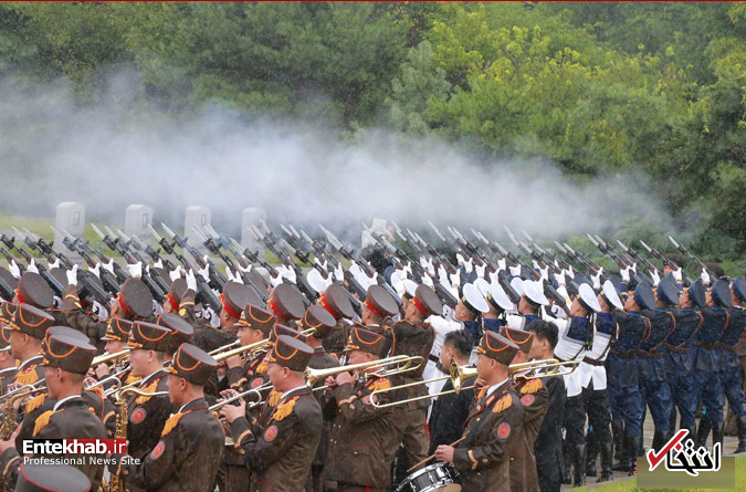تصاویر : کیم جونگ اون در مراسم تشییع