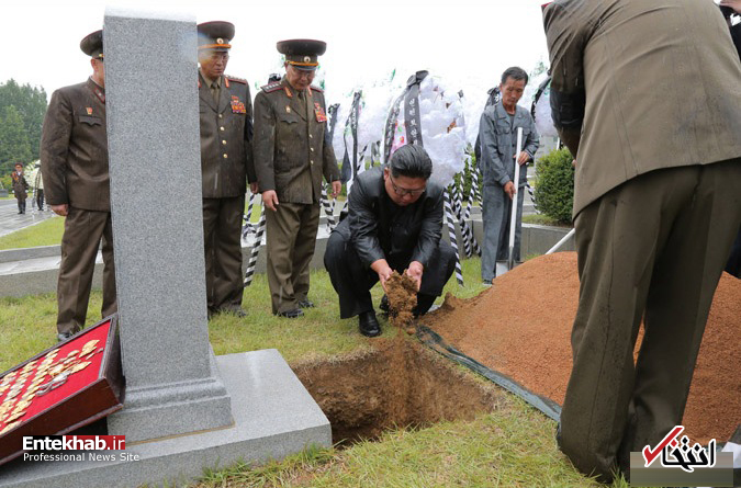 تصاویر : کیم جونگ اون در مراسم تشییع