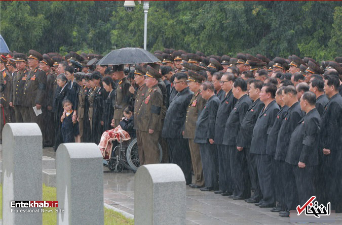 تصاویر : کیم جونگ اون در مراسم تشییع