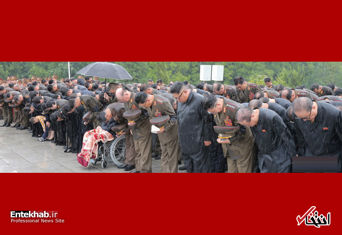 تصاویر : کیم جونگ اون در مراسم تشییع