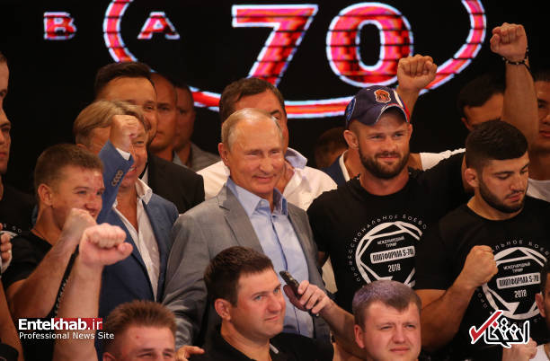 تصاویر : پوتین در مسابقات رزمی سامبو