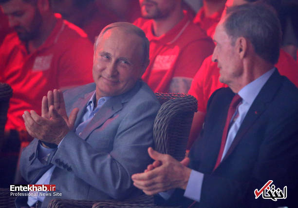 تصاویر : پوتین در مسابقات رزمی سامبو