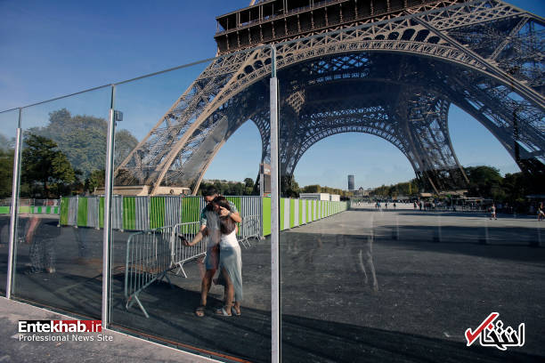 عکس/ شیشه ضد گلوله در اطراف برج ایفل