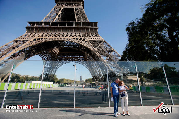 عکس/ شیشه ضد گلوله در اطراف برج ایفل