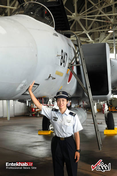 عکس/ اولین خلبان زن هواپیماهای جنگنده در ژاپن