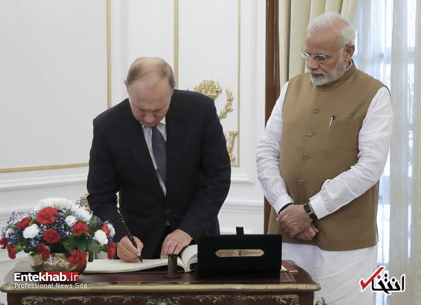 تصاویر : سفر پوتین به هند