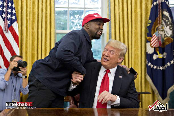 تصاویر : دیدار همسر کیم کارداشیان با دونالد ترامپ