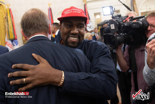 تصاویر : دیدار همسر کیم کارداشیان با دونالد ترامپ