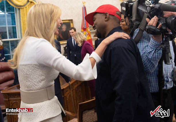 تصاویر : دیدار همسر کیم کارداشیان با دونالد ترامپ