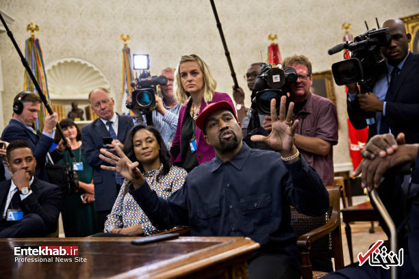 تصاویر : دیدار همسر کیم کارداشیان با دونالد ترامپ