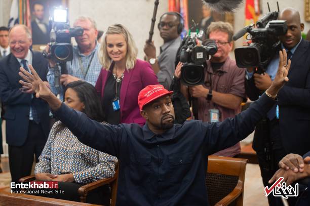 تصاویر : دیدار همسر کیم کارداشیان با دونالد ترامپ