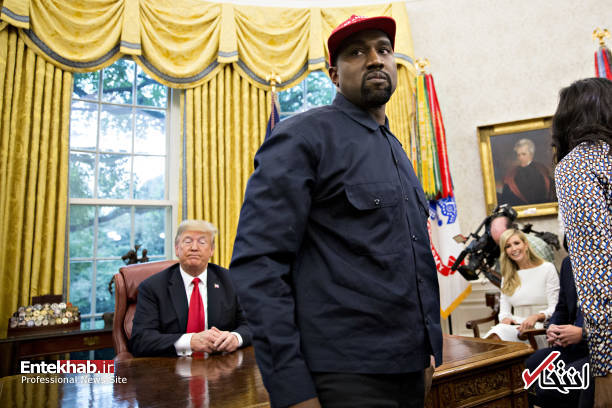 تصاویر : دیدار همسر کیم کارداشیان با دونالد ترامپ
