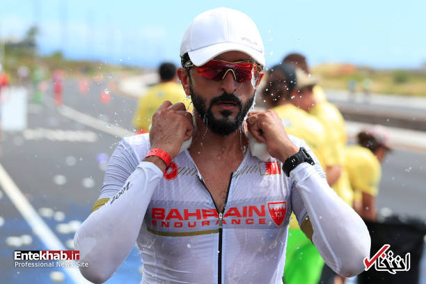 تصاویر : پسر پادشاه بحرین در مسابقات مرد آهنی