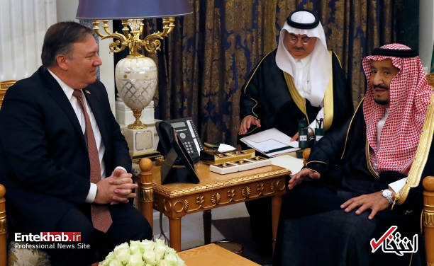 عکس/ پمپئو با شاه عربستان دیدار کرد