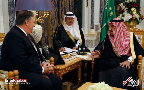 عکس/ پمپئو با شاه عربستان دیدار کرد
