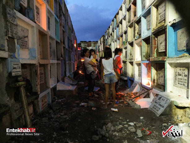 عکس/ قبرستان فیلیپین