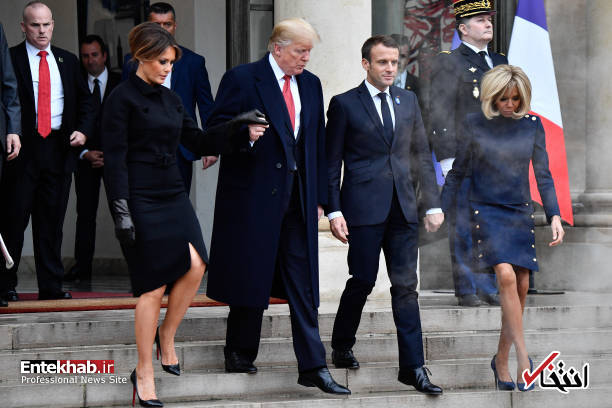 عکس/ دود کردن خودروی ترامپ