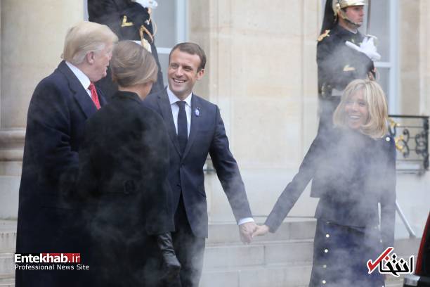 عکس/ دود کردن خودروی ترامپ