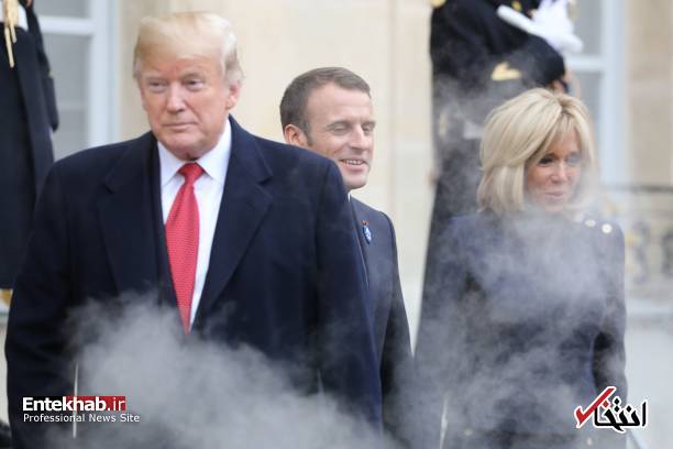عکس/ دود کردن خودروی ترامپ