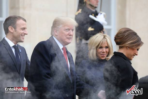 عکس/ دود کردن خودروی ترامپ