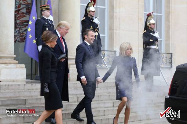 عکس/ دود کردن خودروی ترامپ