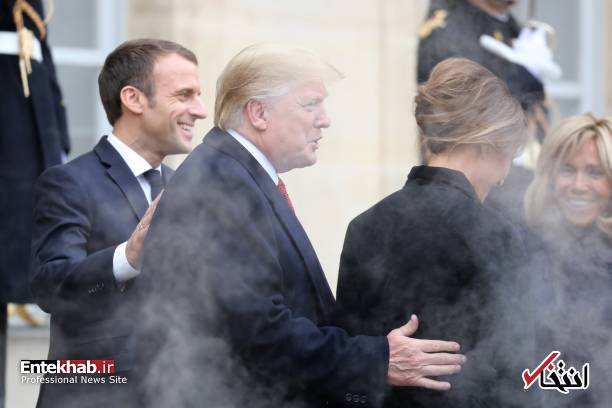 عکس/ دود کردن خودروی ترامپ