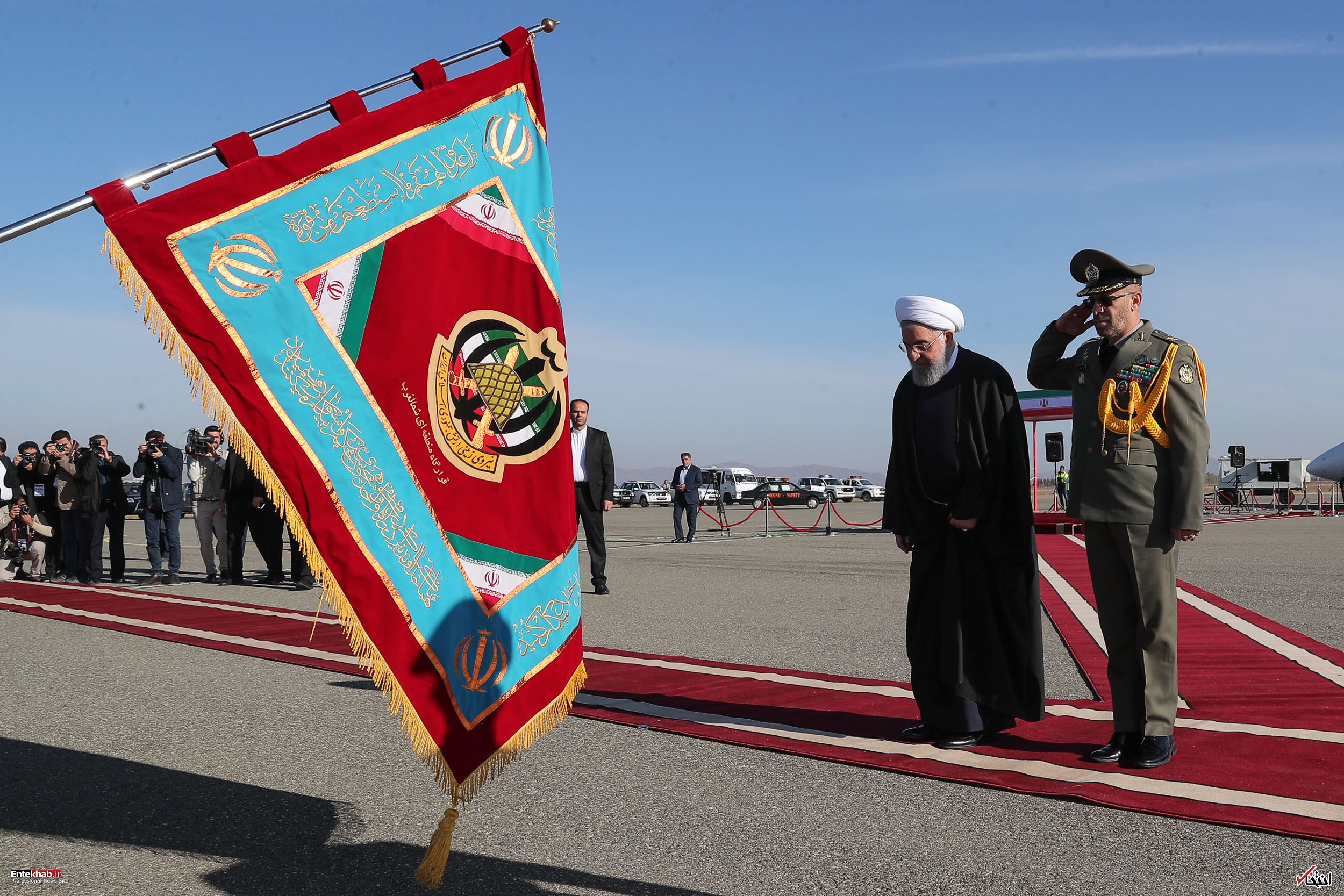 عکس/ ورود رئیس جمهور روحانی به خوی | سایت انتخاب