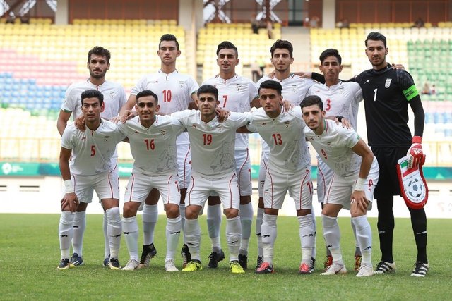 دیدار دوستانه تیم ملی فوتبال امید ایران برابر امارات