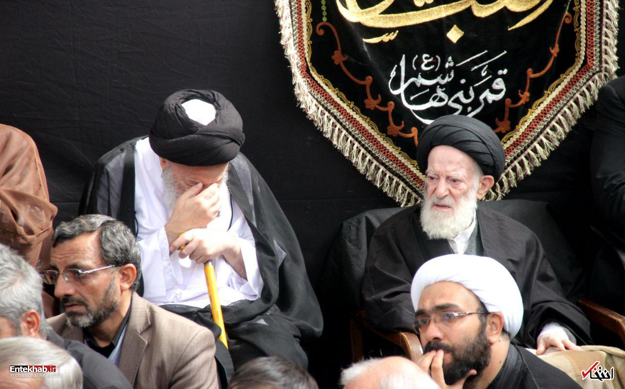 عکس/ آیت الله شبیری زنجانی در روز اربعین حسینی