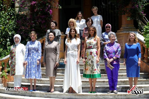 عکس/ همسران رهبران گروه ۲۰