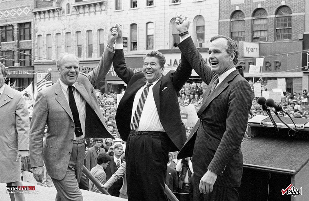 جورج بوش پدر به روایت تصویر