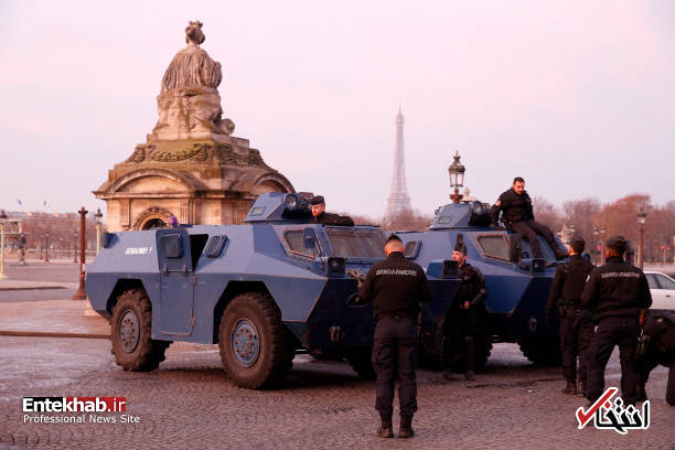 عکس/ فرانسه بار ديگر آرايش جنگی به خود گرفت عکس/ فرانسه بار ديگر آرايش جنگی به خود گرفت