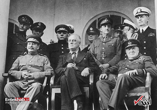 تصاویر : چرچیل، استالین و روزولت در تهران